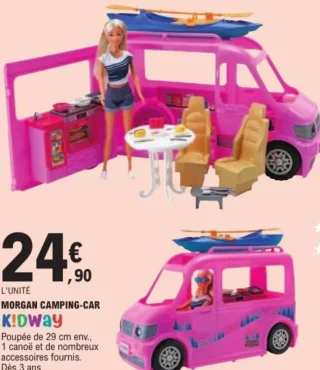 Poupée Morgan camping-car Kidway
