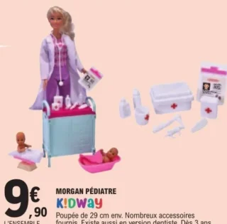 Poupée Morgan pédiatre Kidway