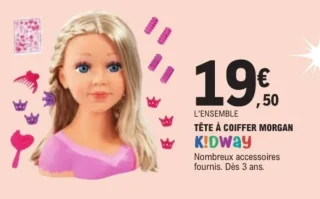 Tête à coiffer Morgan Kidway