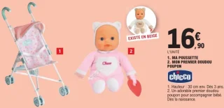 Chicco Ma poussette / Mon premier doudou poupon