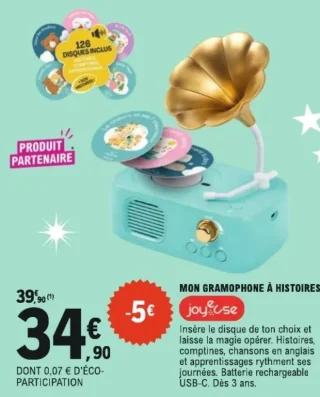 Mon Gramophone à histoires Joyeuse