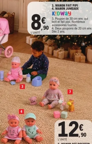KIDWAY Manon fait pipi / Manon jumeaux