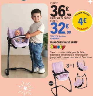 MAXI-COSI CHAISE HAUTE Smoby