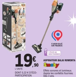 Aspirateur balai Rowenta Smoby