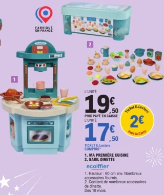 Ma première cuisine / Baril dinette Écoiffier