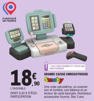 Grande caisse enregistreuse Smoby