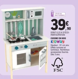 Cuisine en bois K!Dway