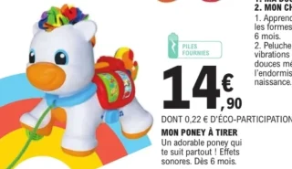 Mon poney à tirer Baby Clementoni