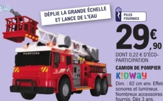 Camion de pompier Kidway