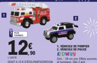 Véhicule de pompier ou de police Kidway