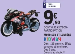 Moto son et lumière Kidway
