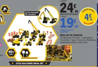 Méga set de chantier CAT Little Machines