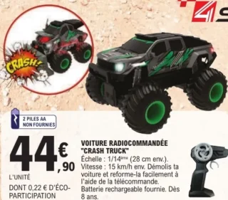 Voiture radiocommandée 4 Speed "Crash Truck"