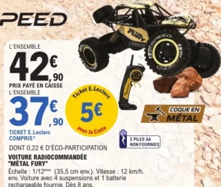 Voiture radiocommandée 4 Speed "Métal Fury"