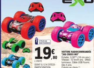 Voiture radiocommandée Exost "360 Cross MX"