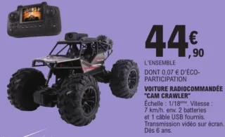 Voiture radiocommandée "Cam Crawler"