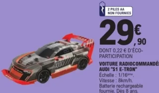 Voiture radiocommandée Audi "S1 E-Tron"