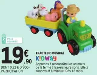 Tracteur musical K!Dway