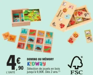 Domino ou Mémory K!Dway