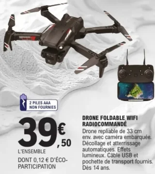 Drone Foldable WiFi radiocommandé Flybotic