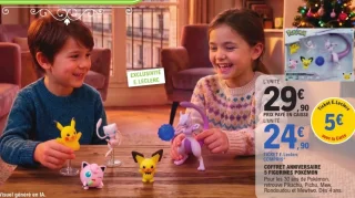 Coffret anniversaire 5 figurines Pokémon