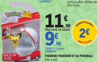 Figurine Pokémon et sa Pokéball
