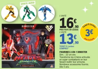 Figurines 2-en-1 Dinoster