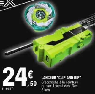 Lanceur Clip and Rip Beyblade X