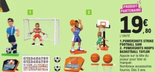 Powershots Strike Football Sam / Powershots Hoops Basketball Taylor