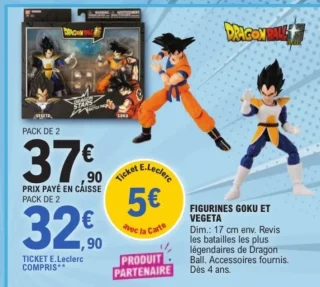 Figurines Goku et Vegeta Dragon Ball Stars