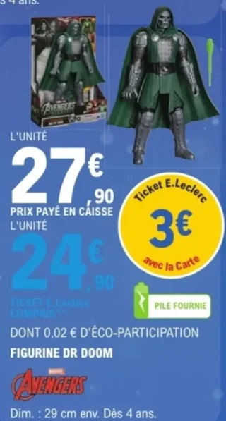 Figurine Dr Doom Marvel Avengers