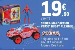 Spider-Man "Action Verse" Buggy Flexible avec figurine