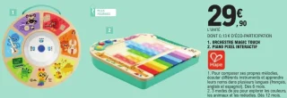 Orchestre Magic Touch ou Piano Pixel Interactif Hape
