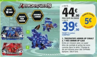 Armorsaurs Triceratops / T-Rex Armor-Up