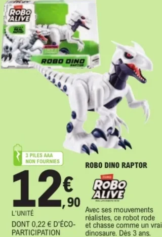 Robo Dino Raptor Robo Alive