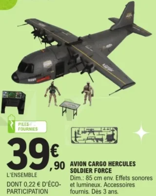 Avion cargo Hercules Soldier Force