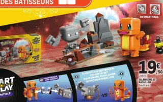 Jeu de construction LEGO Pokémon Salamèche et Racaillou