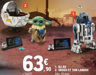 LEGO Star Wars R2-D2 / Grogu et son landau