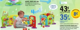Centre d'activités modulable 4 en 1 VTech Baby
