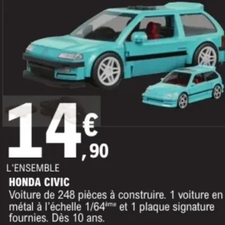 Voiture à construire Hot Wheels Honda Civic