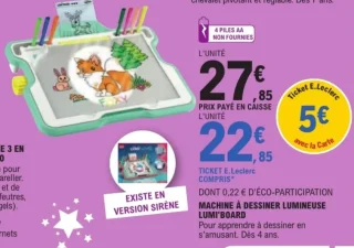 Machine à dessiner lumineuse Lumi'Board