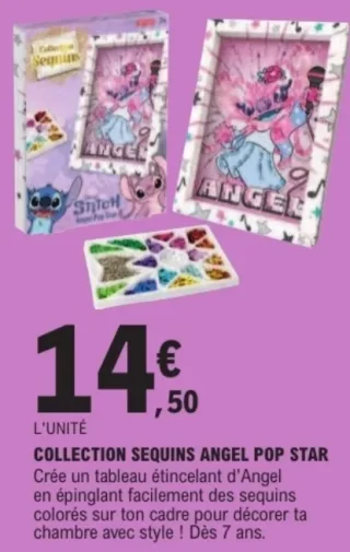 Collection Sequins Angel Pop Star