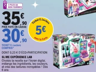 Jeu créatif So Slime - Slime Expérience Lab