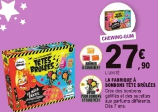La fabrique à bonbons Tête Brûlées