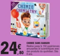 Coffret scientifique Chimie sans danger Buki