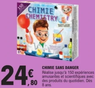 Coffret scientifique Chimie sans danger Buki
