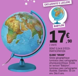 Globe Orion / Babylon 30cm