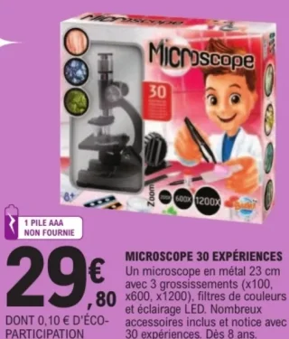 Microscope 30 expériences Buki