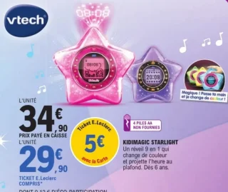 Réveil projecteur Kidimagic Starlight VTech