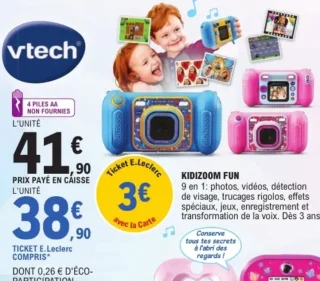 Appareil photo enfant Kidizoom Fun Vtech
